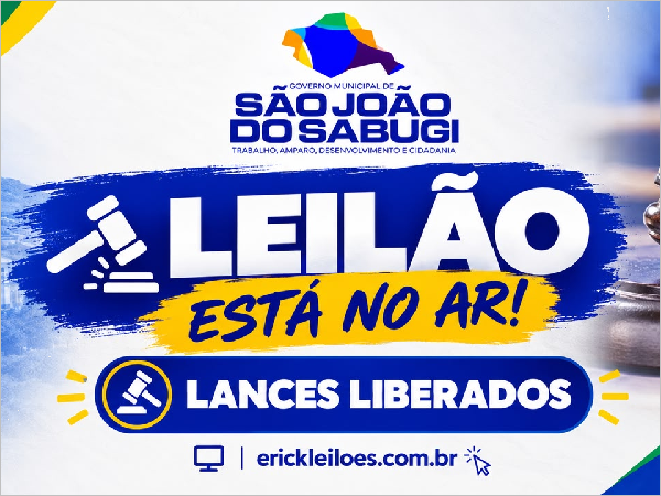 AVISO DE LEILÃO PÚBLICO